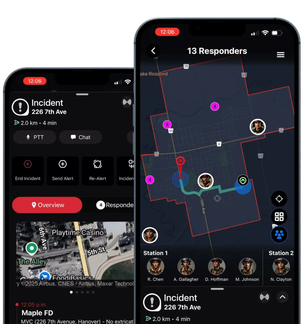 Push to talk — additional app view